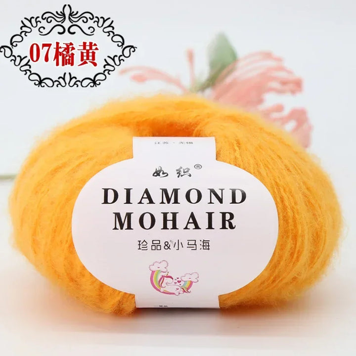25g Mohair Wool Blended Yarn