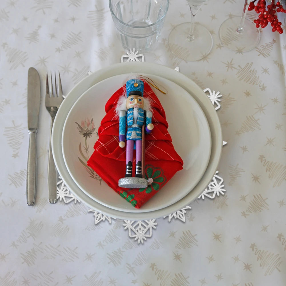 Coaster Set of 4 Christmas Snowflake Placemats