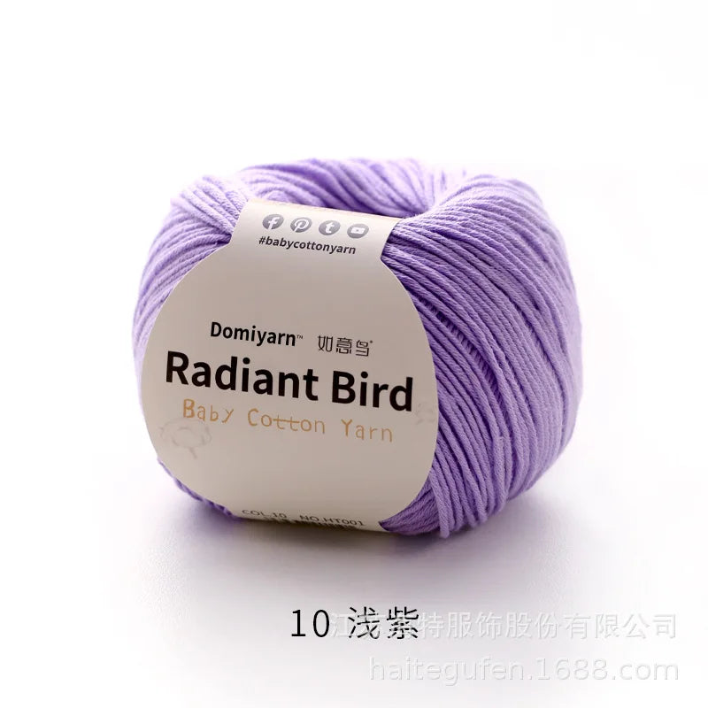 50g 100% Organic Pure Cotton Yarn
