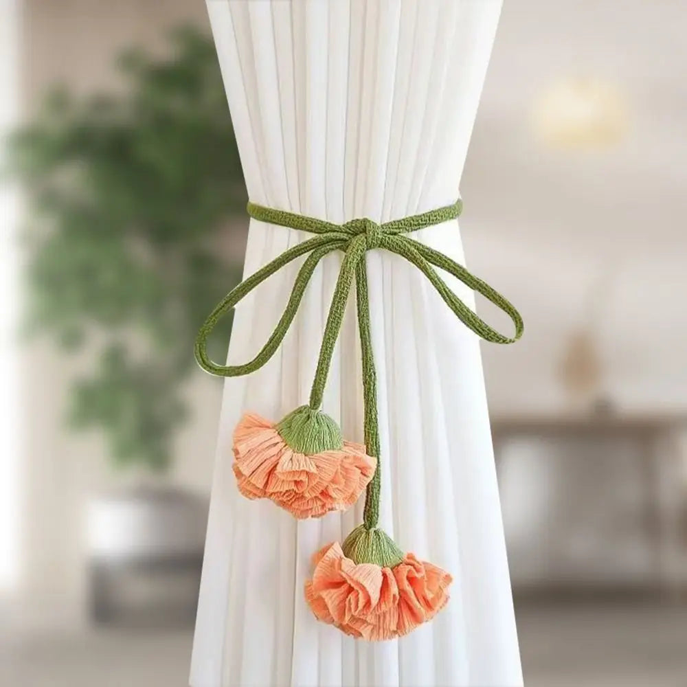 Ravelle Floral Elastic Band Curtain Tieback