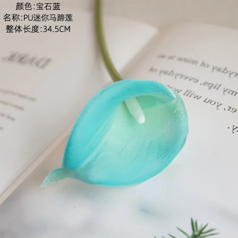 10pc Ciel Mini Calla Lily Artificial Flower