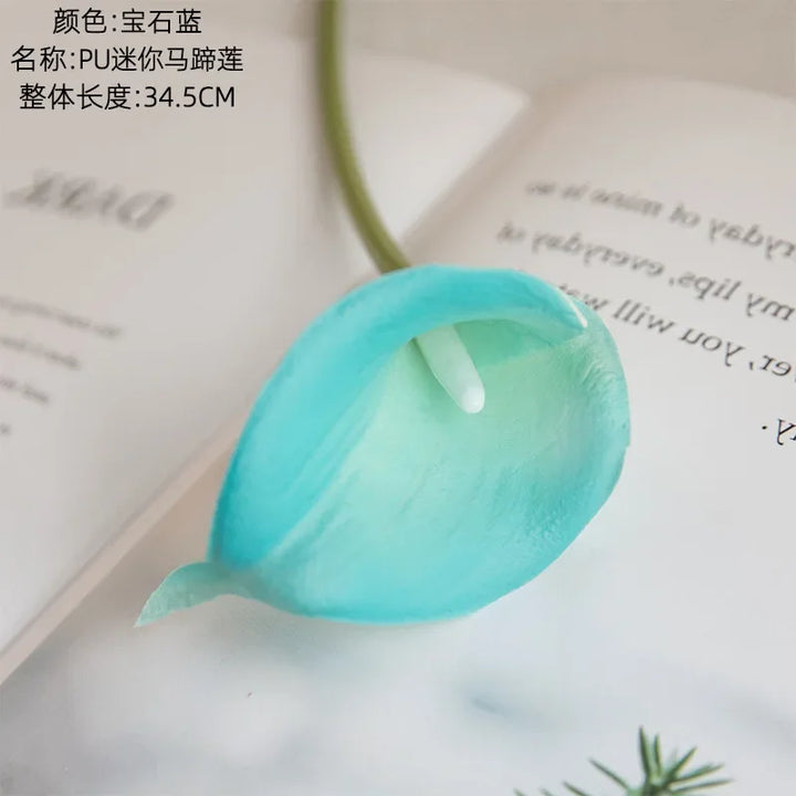 10pc Ciel Mini Calla Lily Artificial Flower