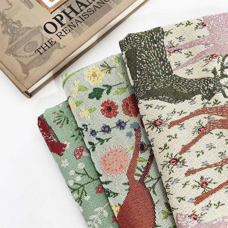 Andes Woven Chenille Jacquard Fabric