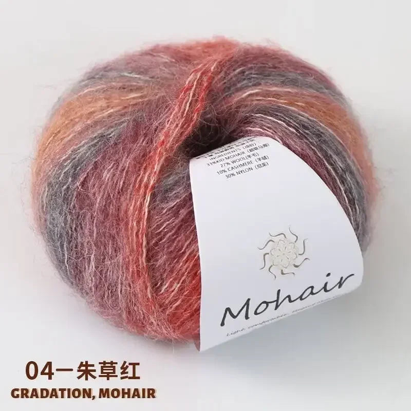 5PC / Gradient Mohair Yarn