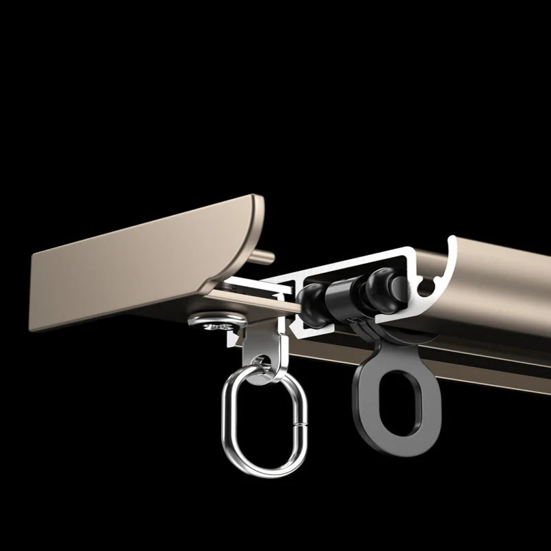 Axis Ultra-thin Silent L-Shaped Curtain Track