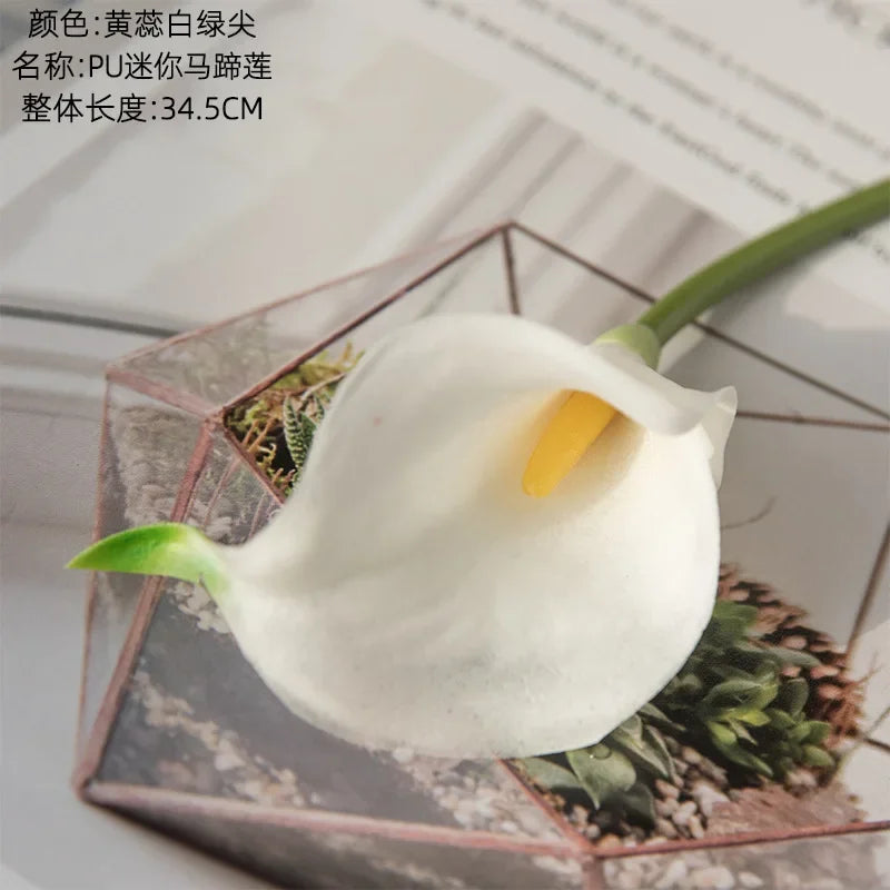 10pc Ciel Mini Calla Lily Artificial Flower