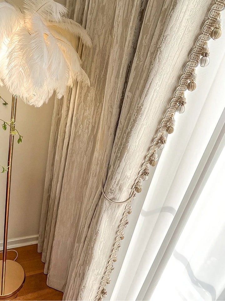 Deamante Modern Jacquard Custom Made Curtain Drapery