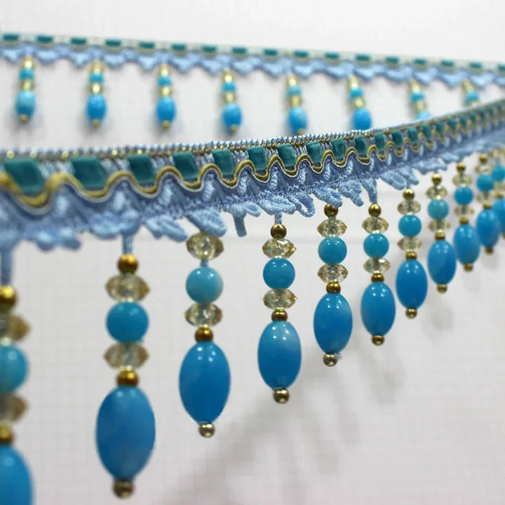 Estavia Beaded Tassel Fringe Trim