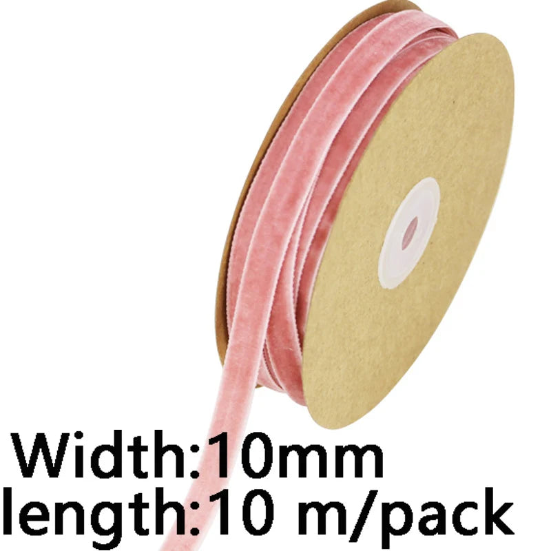 10 Meter / Velvet ㅏGift Wrapping Decoration Ribbon