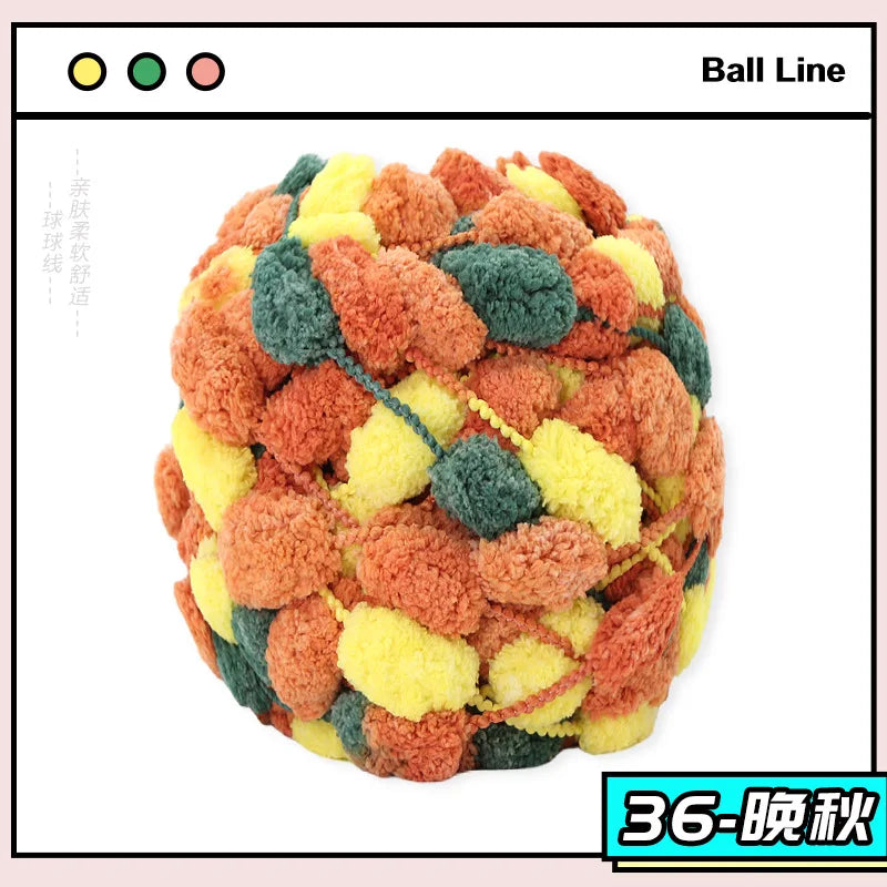 100g Colorful Thick Ball Yarn