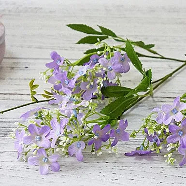 Sylvan 34 Inch Artificial Night Jasmine Long Stem Faux Flowers