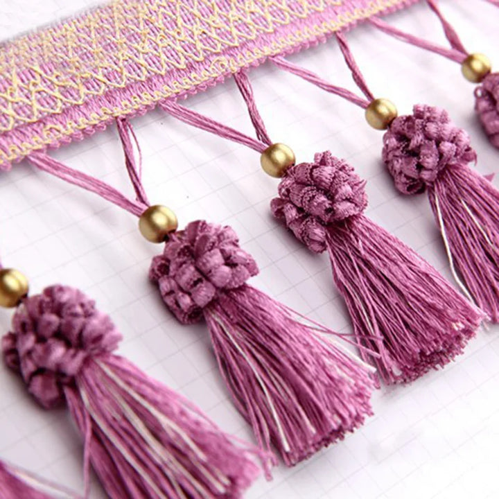 Ankors Beaded Tassel Fringe Trim