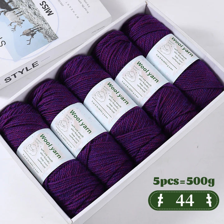 500g Gradient Color Rainbow Yarn