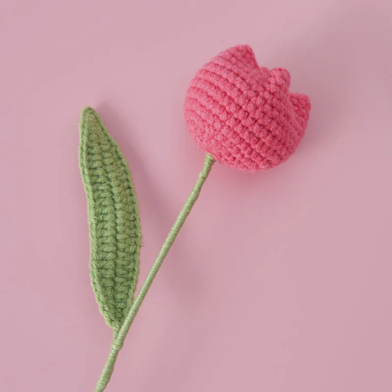 Moni Knit Tulips Party Decor Flower