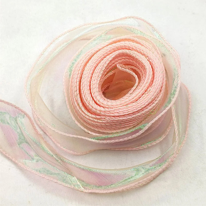 10 Yards / Fishtail Organza Wavy Edge Ribbon