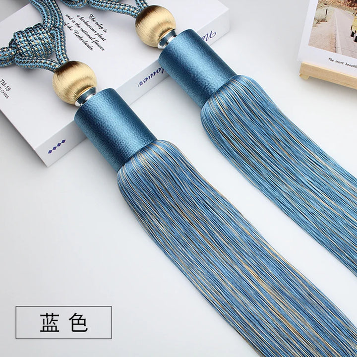 2 PC Vellor Curtain Tassel Tiebacks