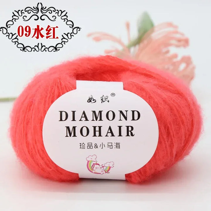 25g Mohair Wool Blended Yarn