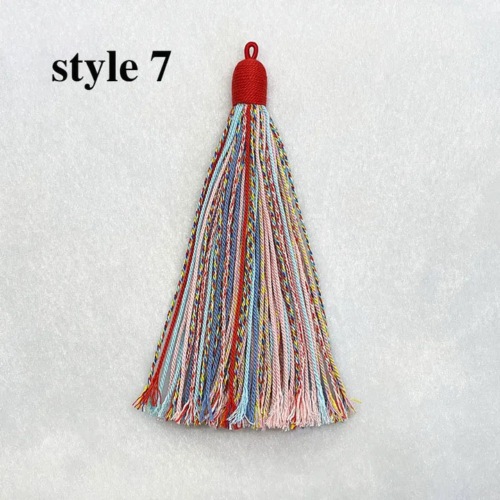 Sorelle 15cm Hand Twisted Cotton Thread Key Tassels