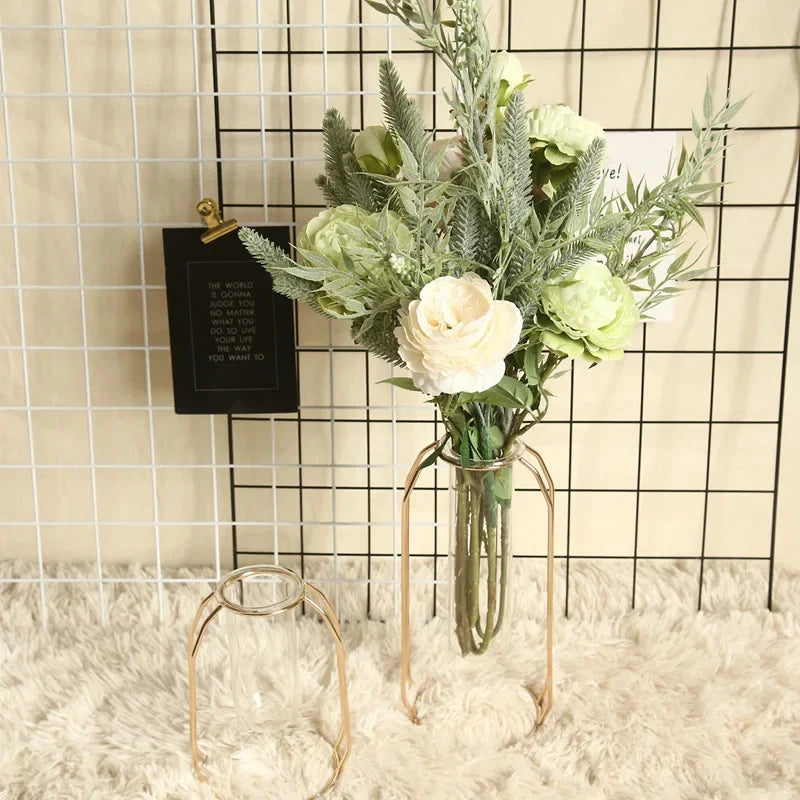 Davia 3 Head Faux Peony Flower
