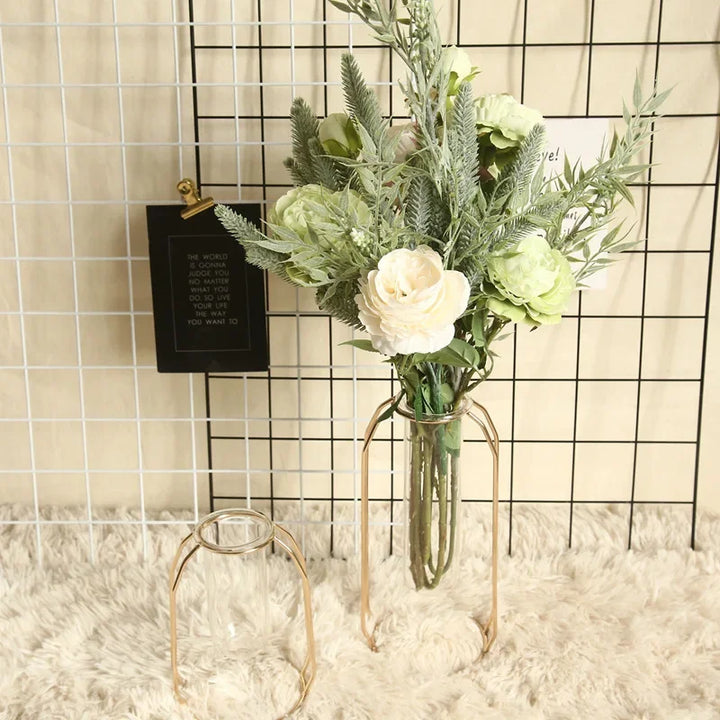 Davia 3 Head Faux Peony Flower