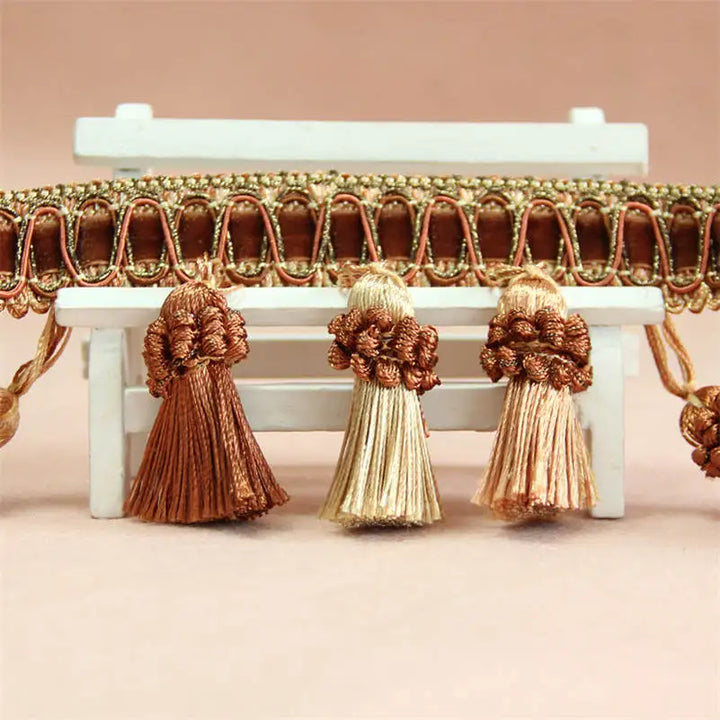 Kalie Beaded Tassel Fringe Trim