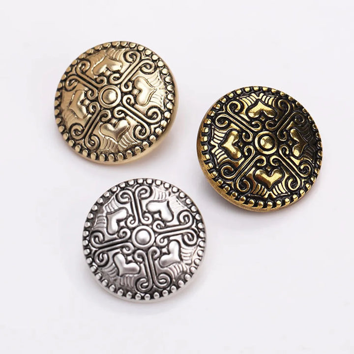 10 PC / Apark Metal Buttons