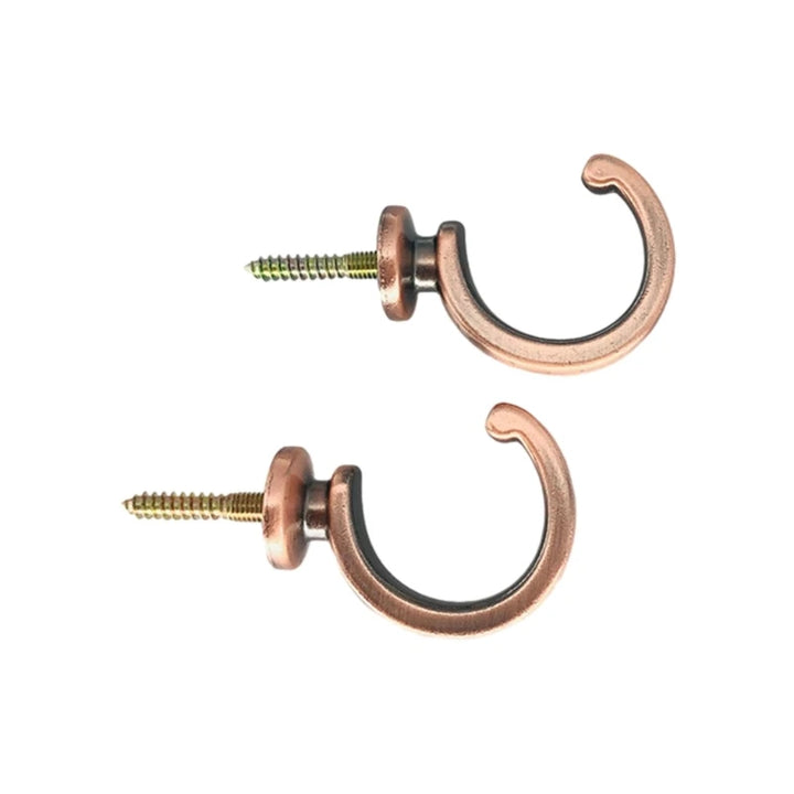 2 PC / Modern Shaped Metal Curtain Hook