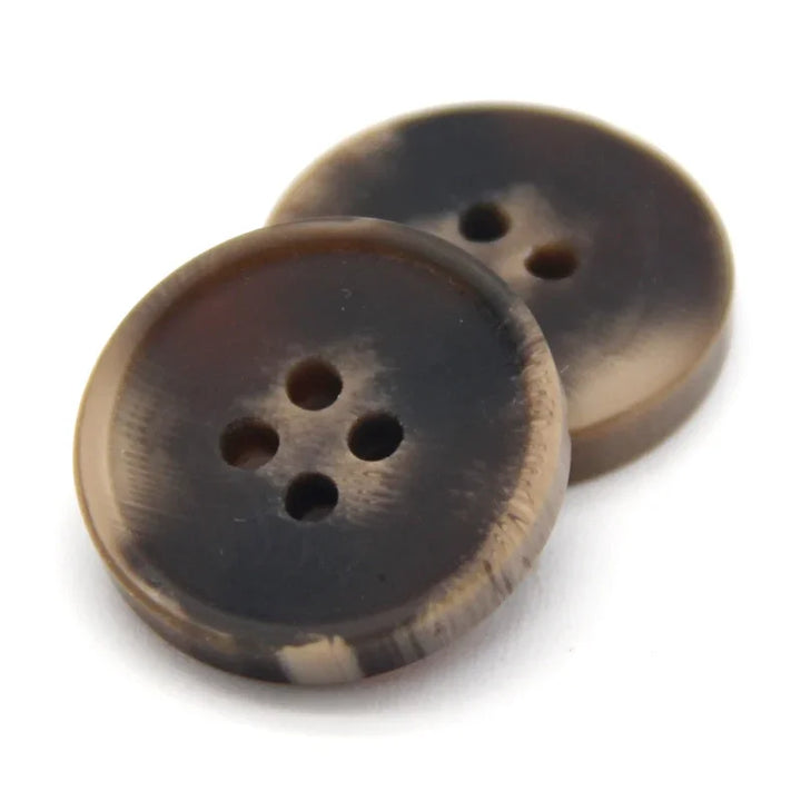 Franks 25mm 30mm Resin Horn Button - 10 PC