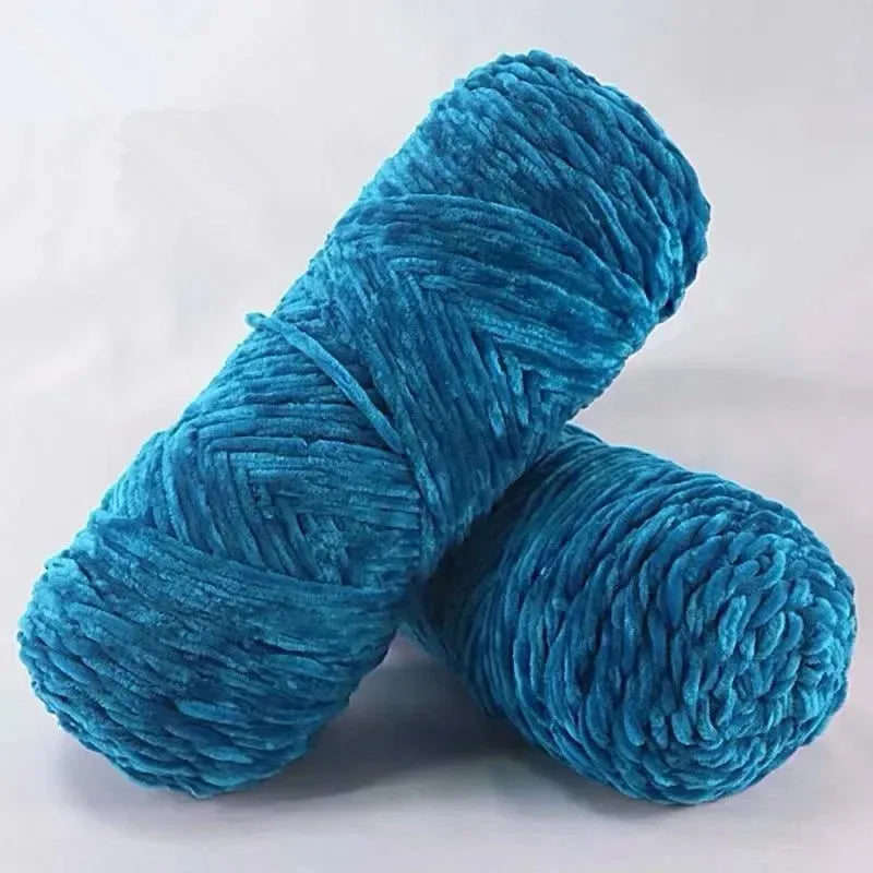 5PC/ Chenille Crochet Yarn