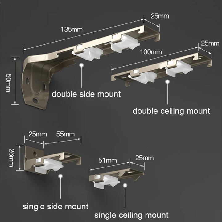 IronGlide Single Double Curtain Track Success