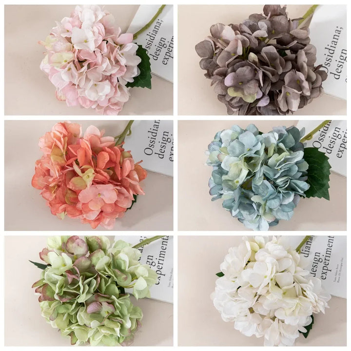 Lura 14 inch Mini Hydrangea Artificial Flower