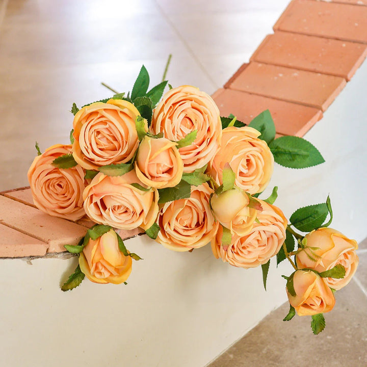 Belia 24 Inch Artificial Princess Rose Bouquet