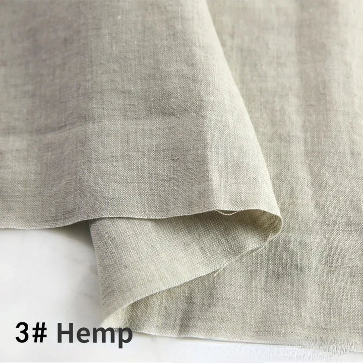 22 Colors / Alim Solid 100% Linen Fabric