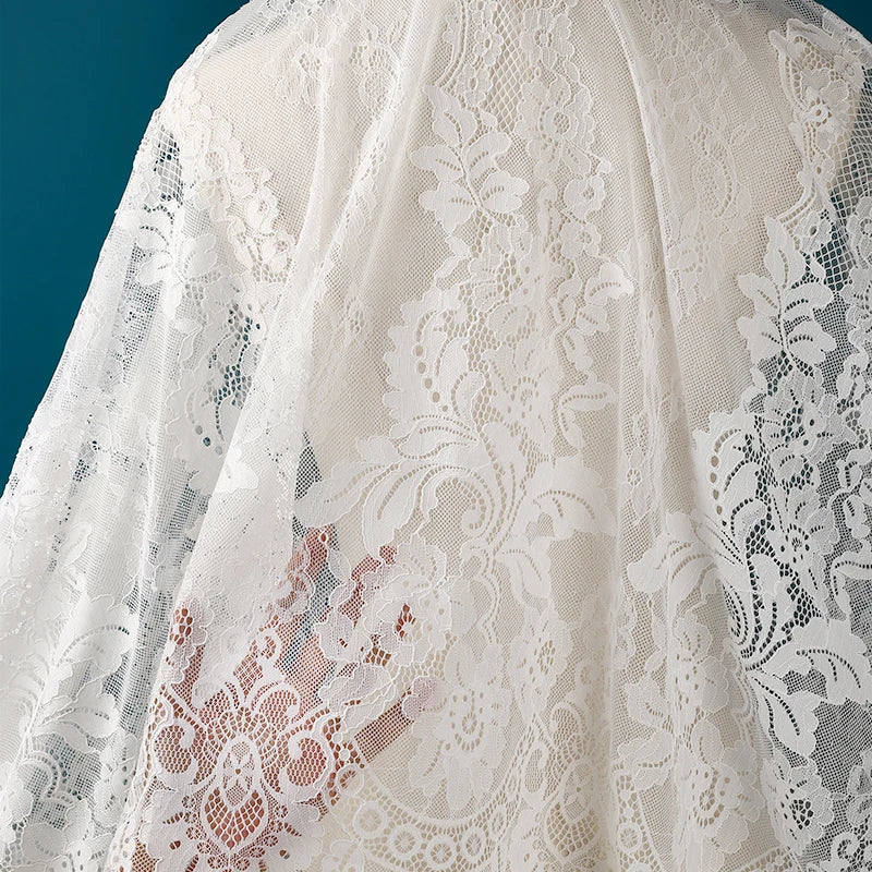 3 Yards / 2 Colors / Lisette Embroidery Eyelash Lace