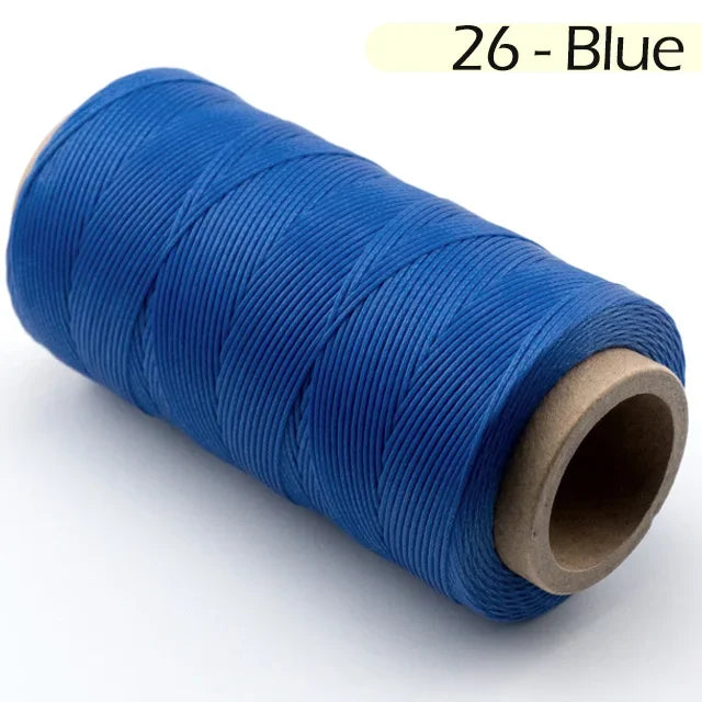 22 Colors / Flat Polyester Waxed Thread for Leather