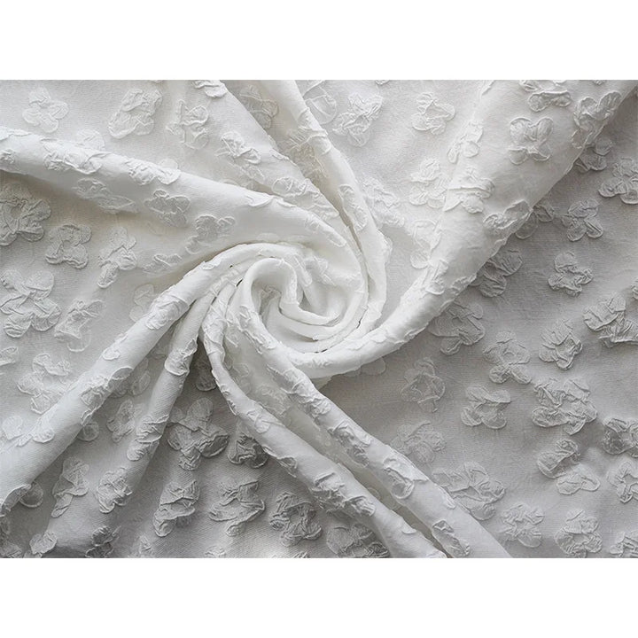 Madelene 3D Flower Jacquard Fabric