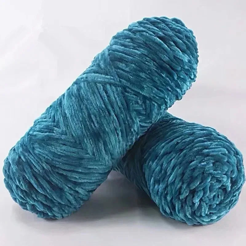 5PC/ Chenille Crochet Yarn