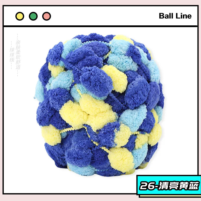 100g Colorful Thick Ball Yarn