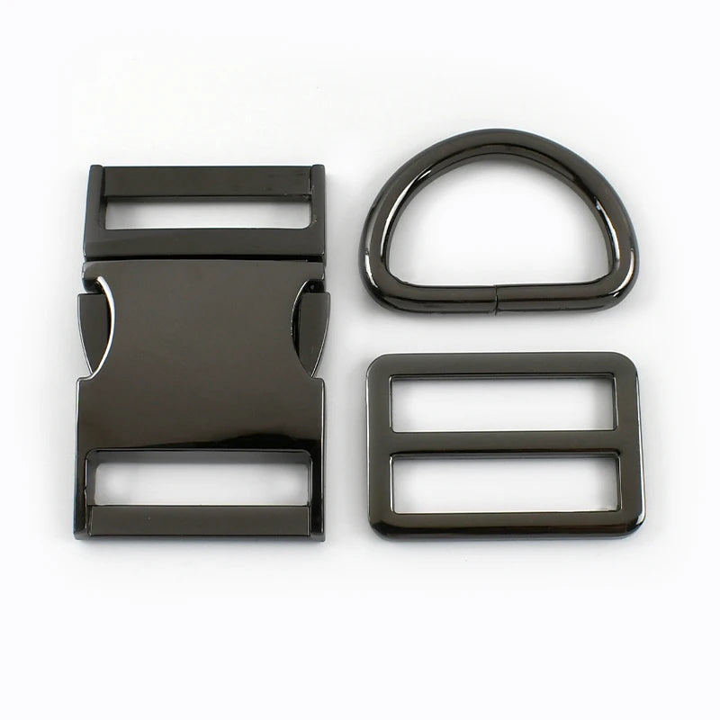 15-38mm Metal D Ring DIY Accessories Buckle Set