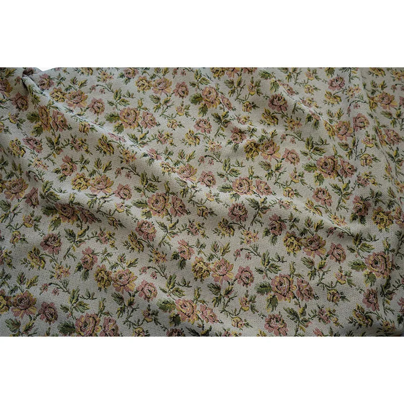 Inkoa Retro Rose Yarn Dyed Jacquard Fabric