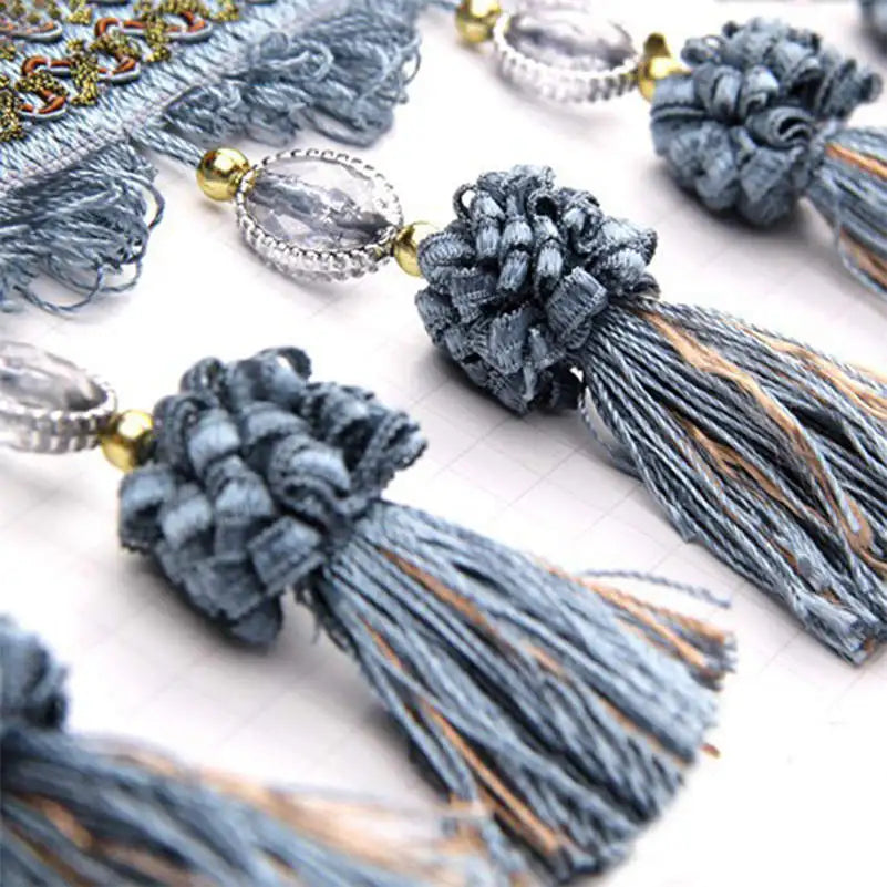 Mito Beaded Tassel Fringe Trim