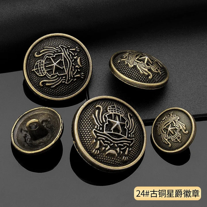 10 PC / Bryson Metal Buttons