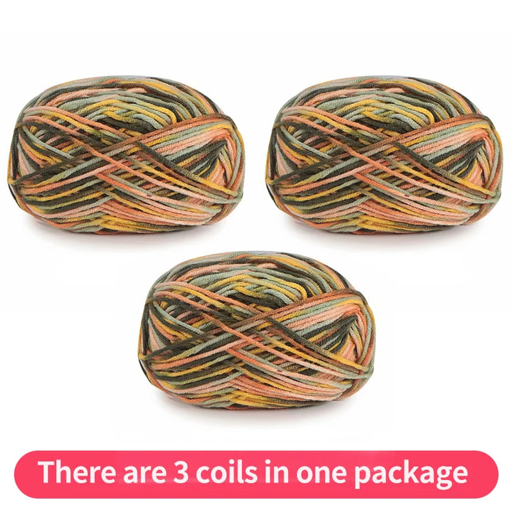 150g Segmented Dyed Gradient Colorful Yarn