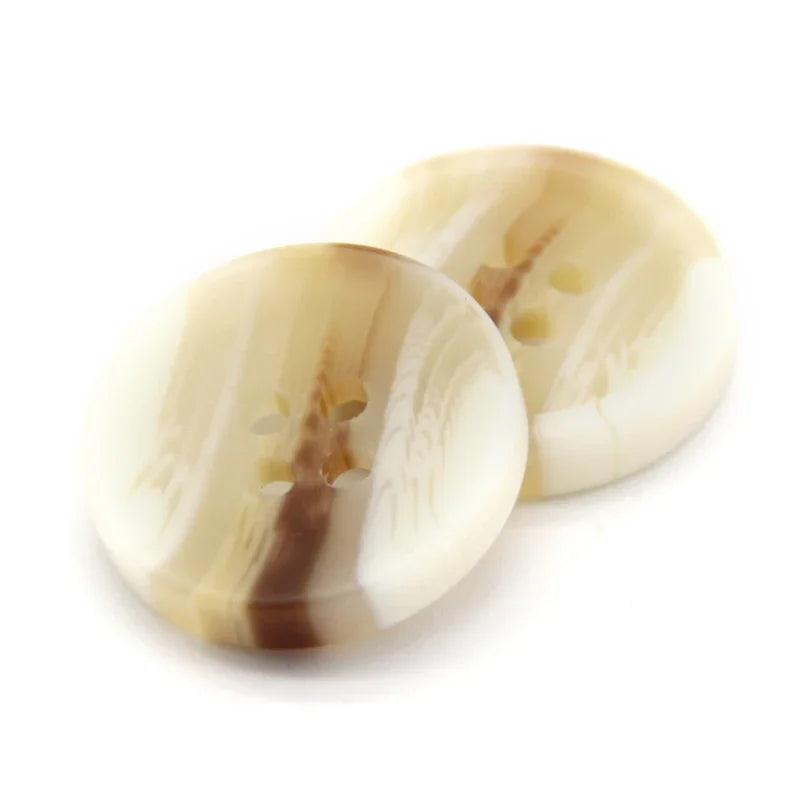 Franks 25mm 30mm Resin Horn Button - 10 PC