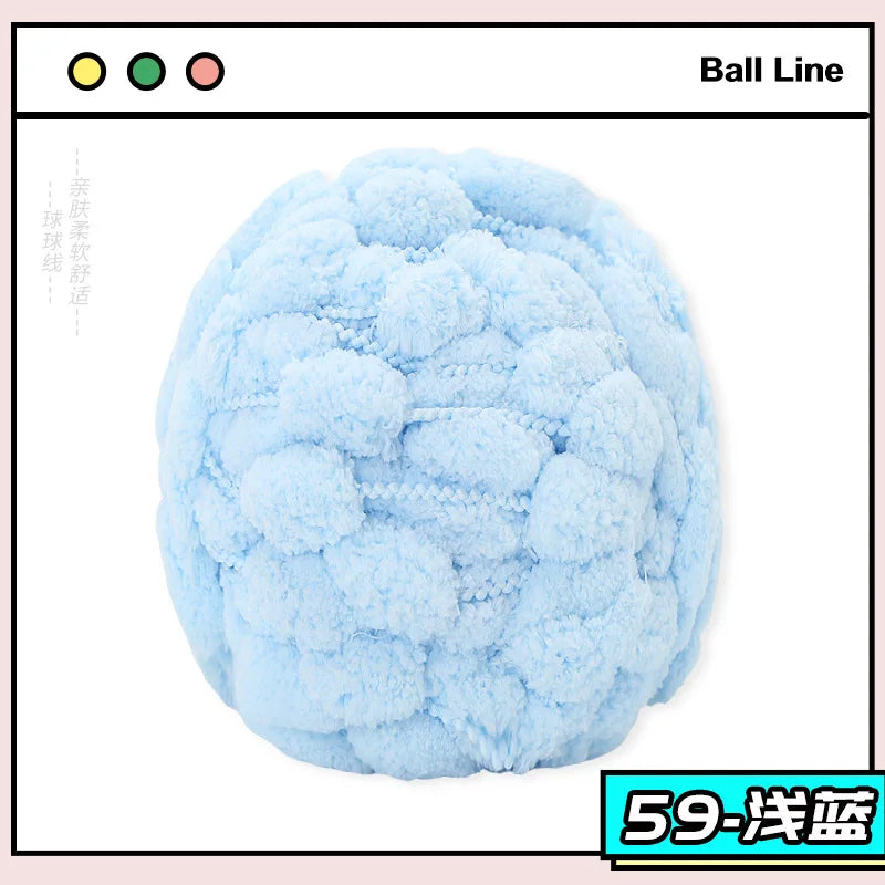 100g Colorful Thick Ball Yarn