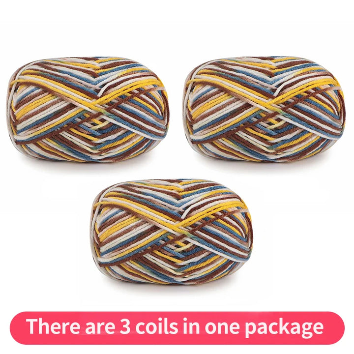 150g Segmented Dyed Gradient Colorful Yarn