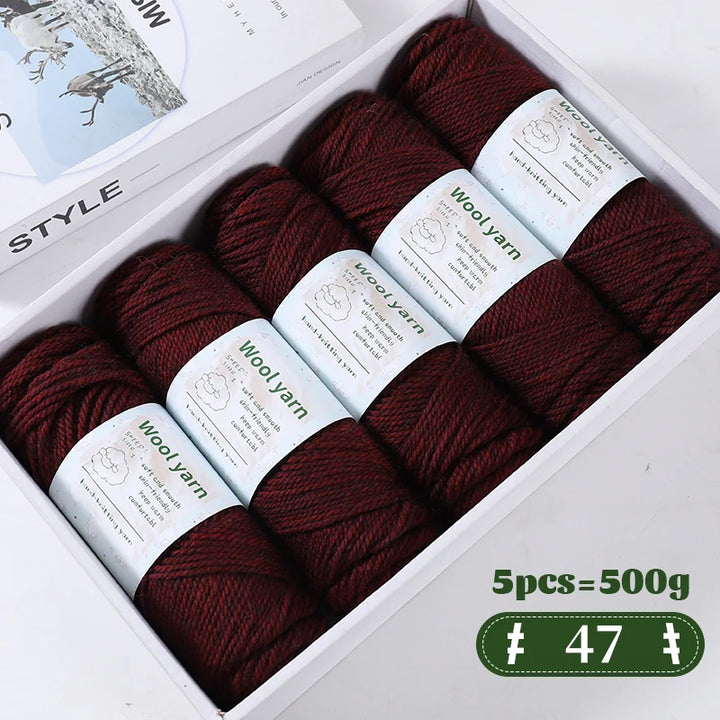 500g Gradient Color Rainbow Yarn