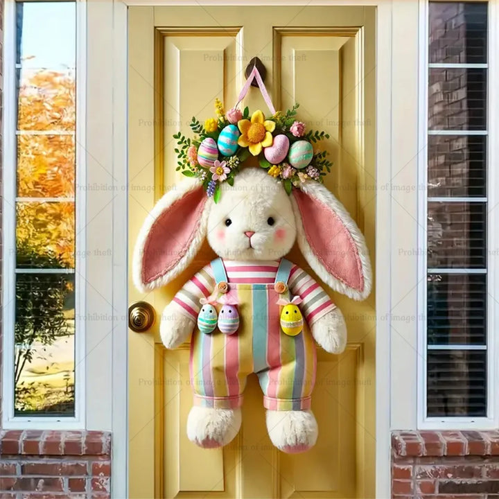 Spring Happy Easter Door Wreath