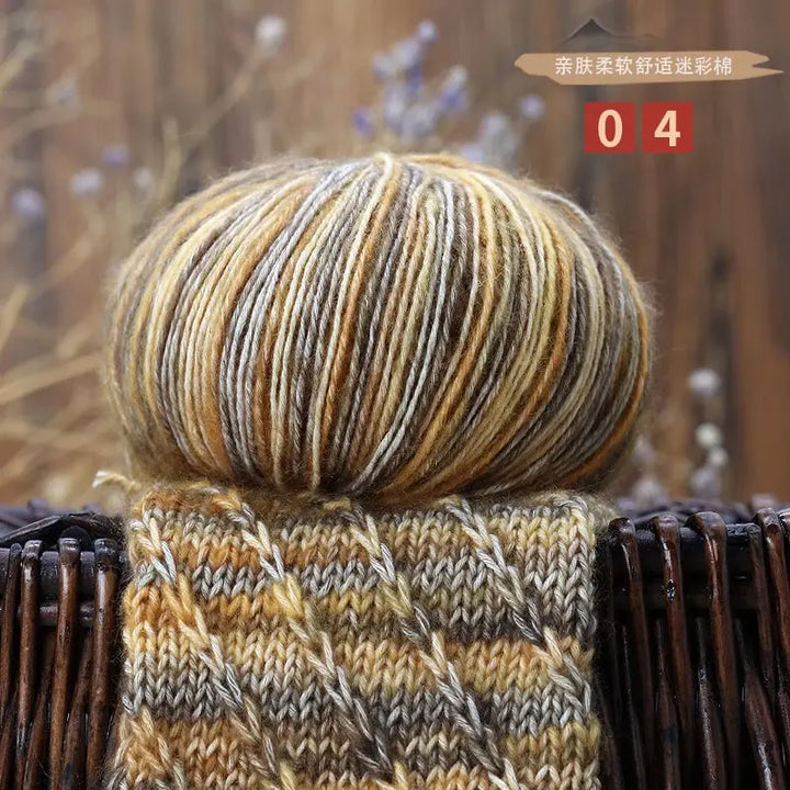 Camouflage Cotton Dyed Yarn