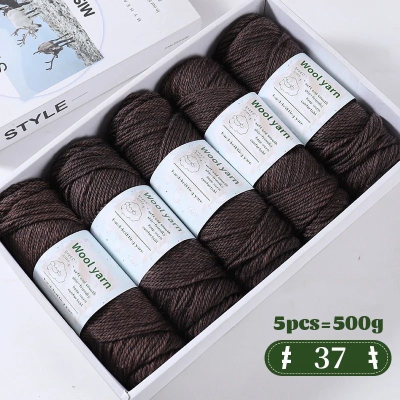 500g Gradient Color Rainbow Yarn